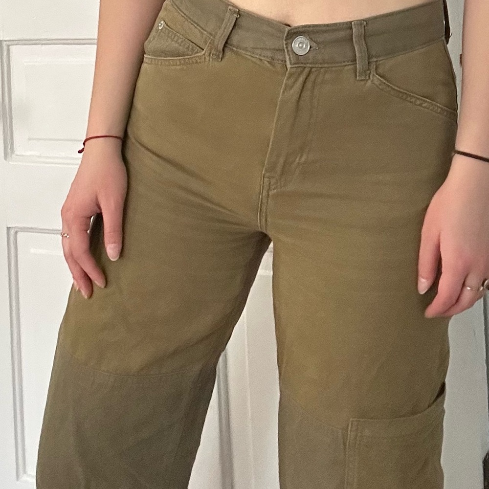 Women's Olive Jeans
